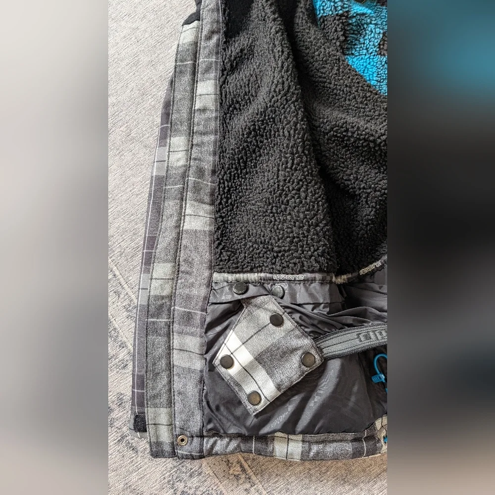 Ripzone Women's Winter Jacket Teens Ski Snowboard Snow Plaid Size L - Picture 9 of 16